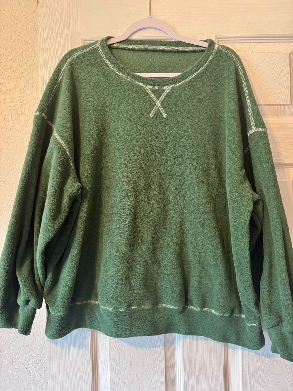 Women’s “Be Happy It’s Okay”Fleece Crewneck Sweatshirt